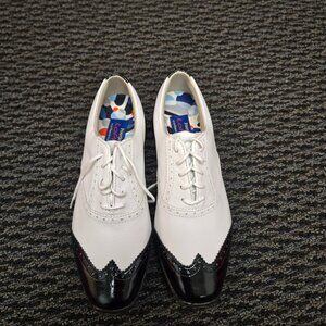 FootJoy LoPro Collection Women's Golf Shoes Classic Black White Wingtip Size 6M